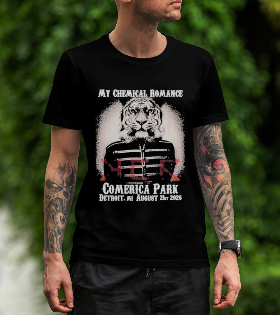 My Chemical Romance MCR Comerica Park Detroit MI August 21 2026 T-Shirt
