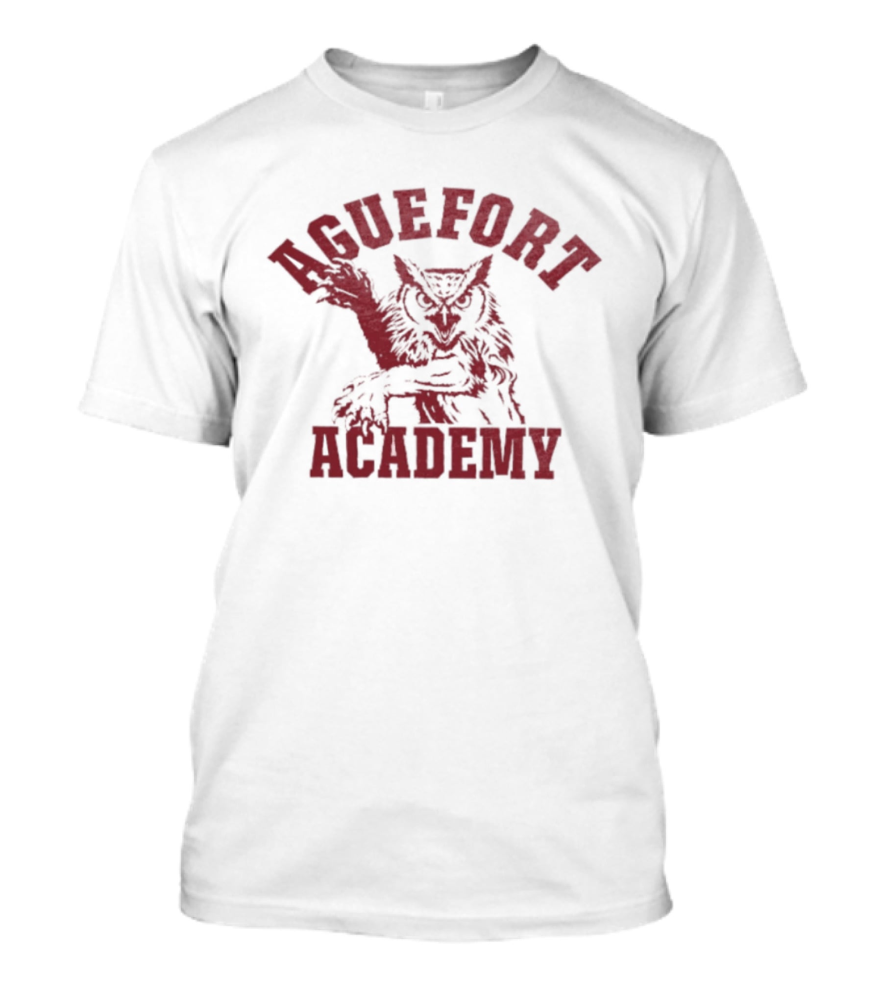 Aguefort Academy Owl Vintage Collegiate Style Owl T-Shirt