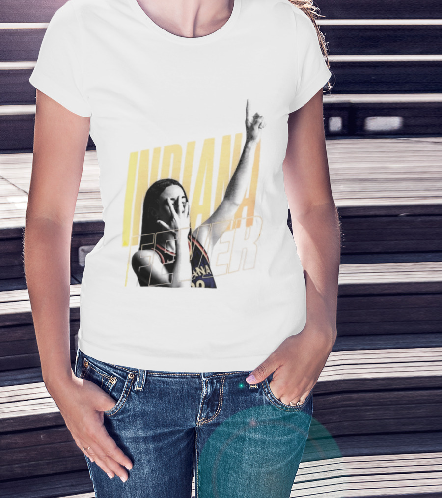 Indiana Fever Caitlin Clark Pointing Indiana Player Gesture T-Shirt