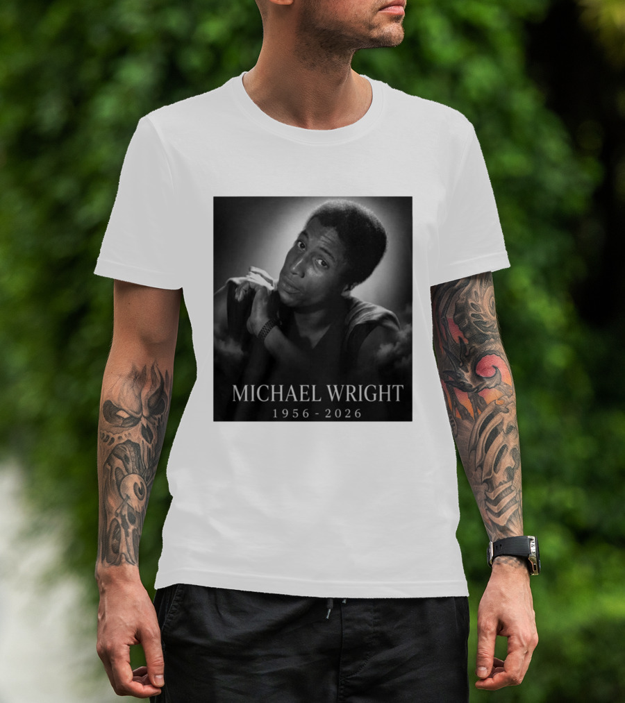 Michael Wright 1956 2026 Memoriam T-Shirt