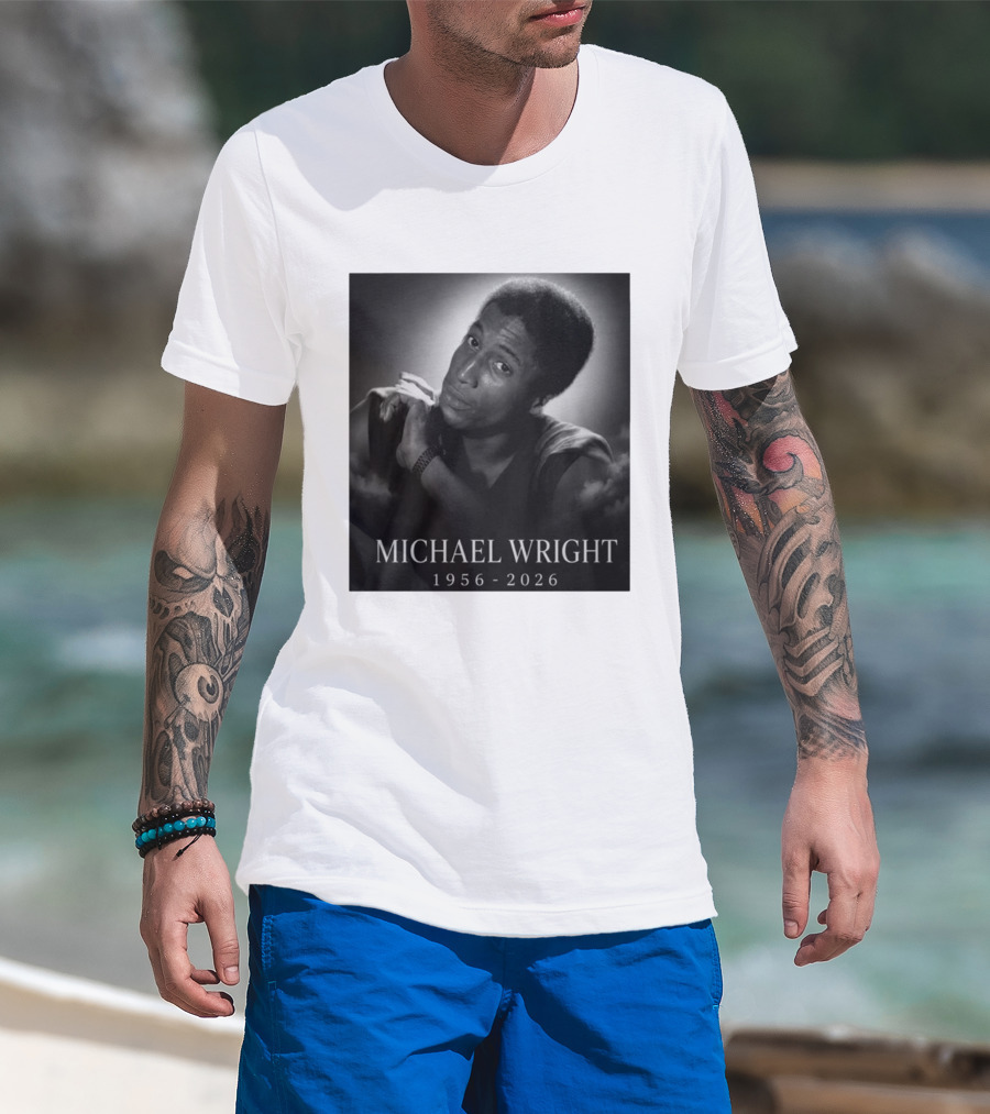 Michael Wright 1956 2026 Memoriam T-Shirt