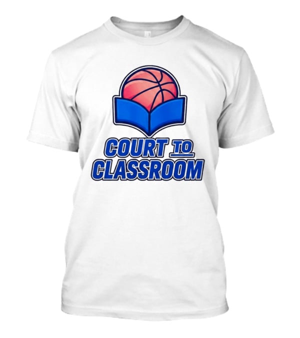 Morez Johnson Jr Court To Classroom Basketball And Education T-Shirt