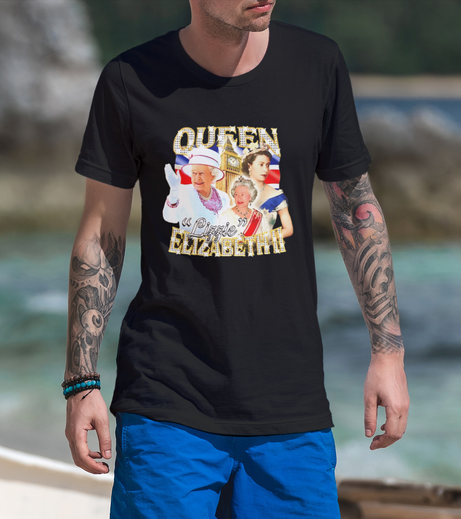 Queen Elizabeth II Lizzie 90s Bootleg Iconic Royal T-Shirt