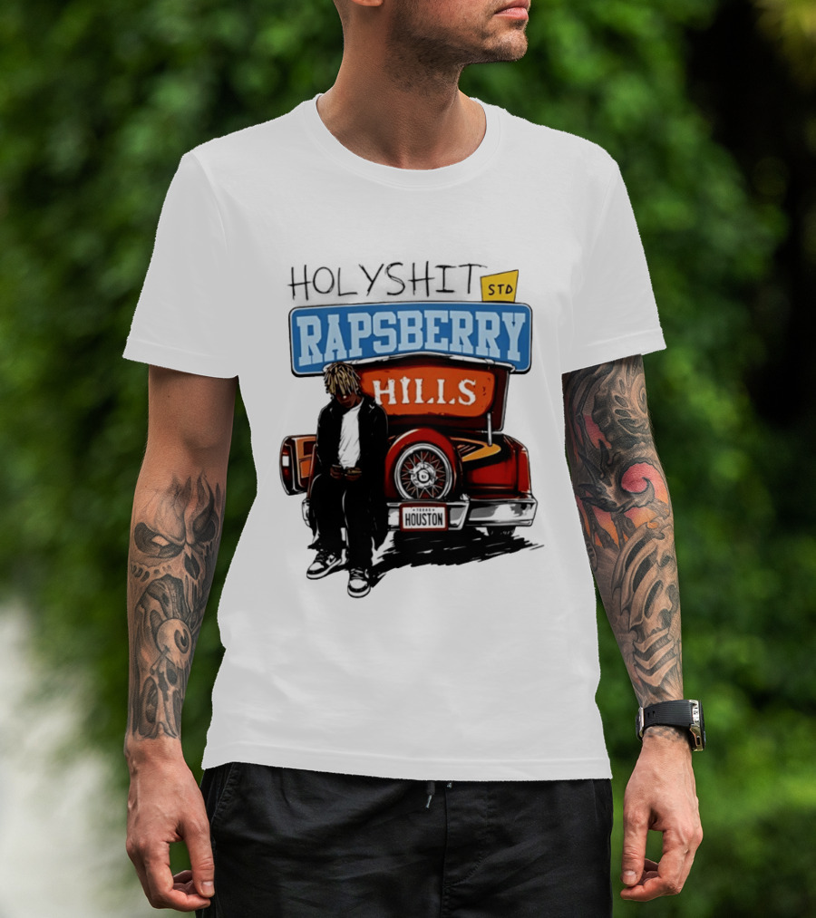 Holyshit Std Rapsberry Hills Houston Texas Car Scene T-Shirt