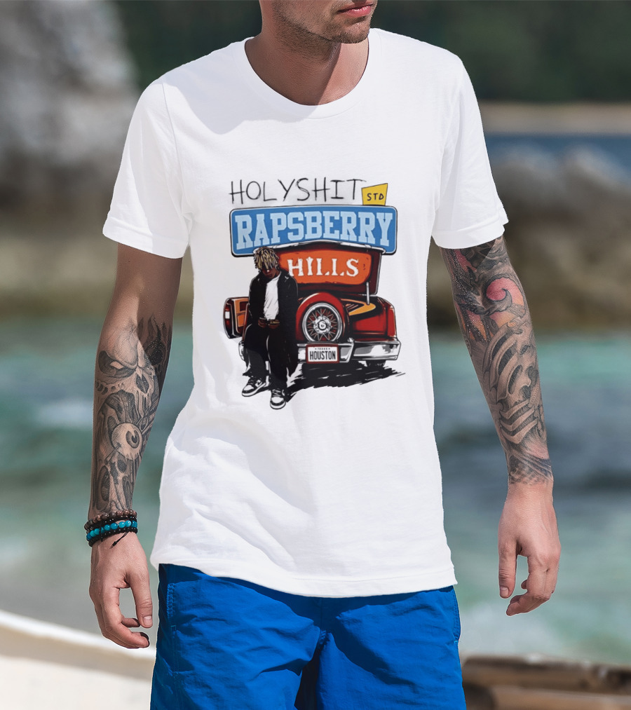 Holyshit Std Rapsberry Hills Houston Texas Car Scene T-Shirt