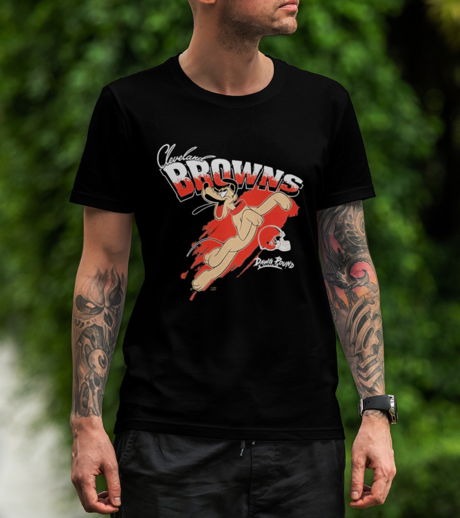 Cleveland Browns Pluto Disney Character Collaboration 2026 T-Shirt