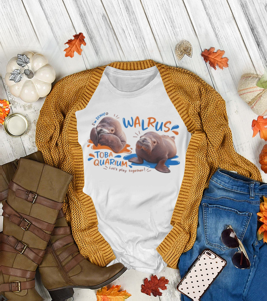 I'm Ichico Walrus Toba Aquarium Let's Play Together T-Shirt