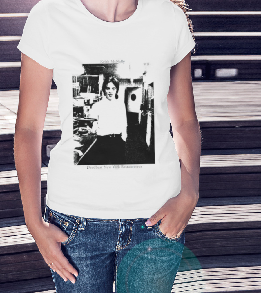 Keith McNally Dead Beat New York Restaurateur Black And White T-Shirt