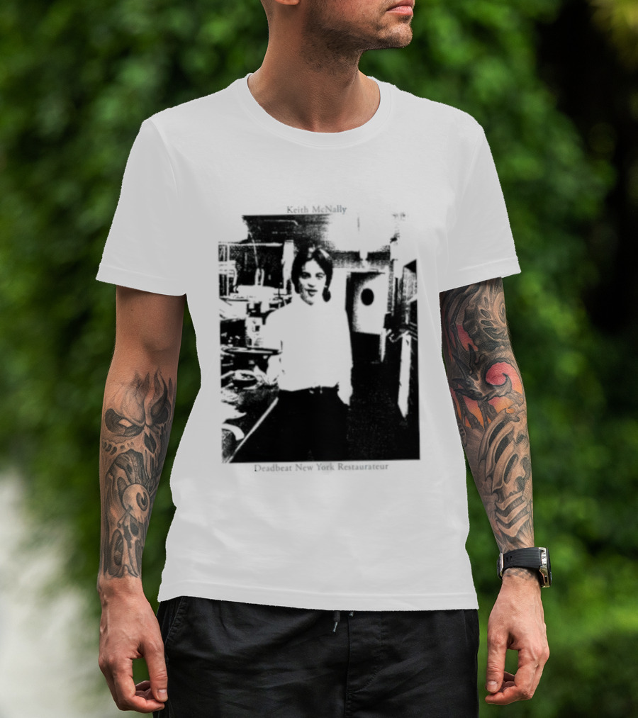 Keith McNally Dead Beat New York Restaurateur Black And White T-Shirt