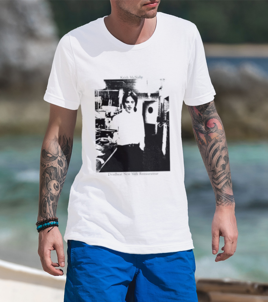 Keith McNally Dead Beat New York Restaurateur Black And White T-Shirt