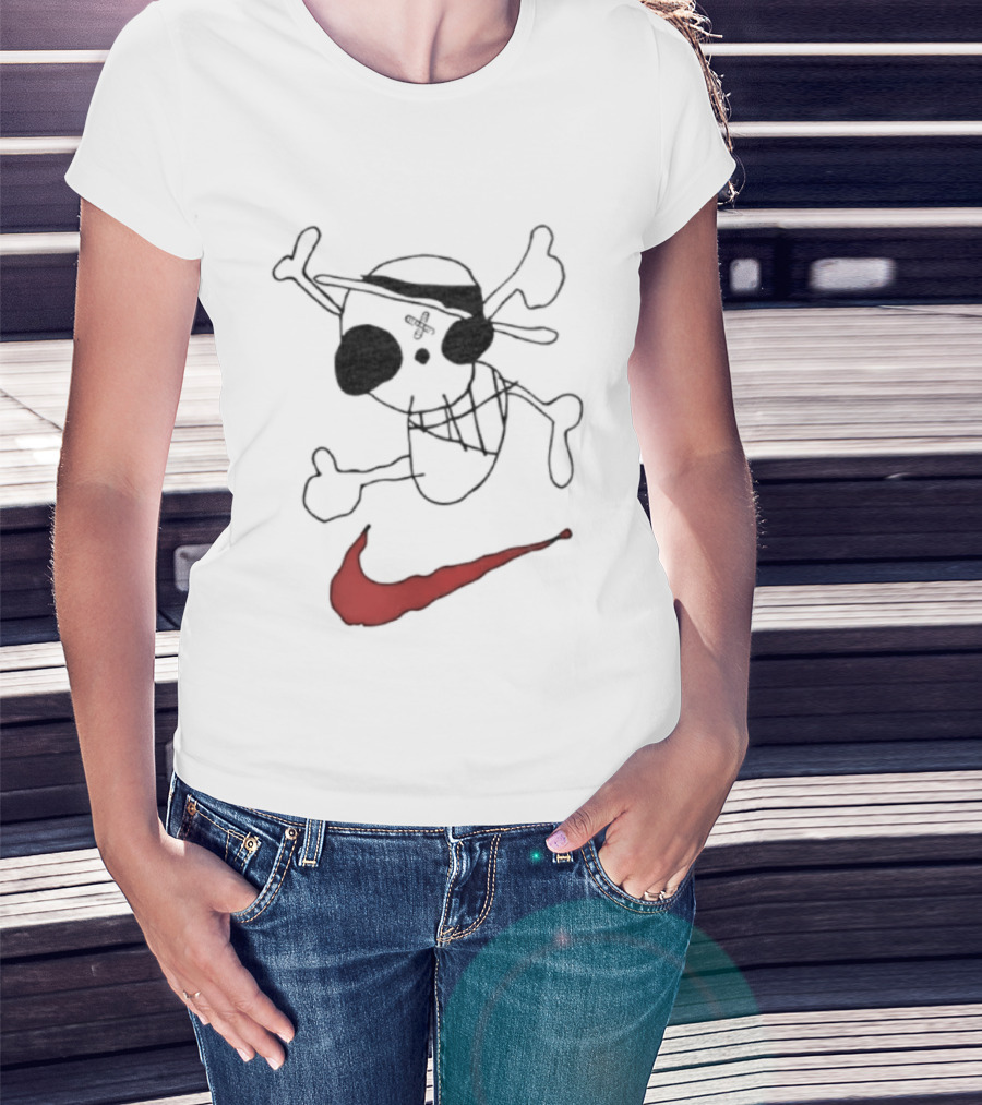 One Piece Luffy Iwara Jolly Roger 2026 Nike T-Shirt