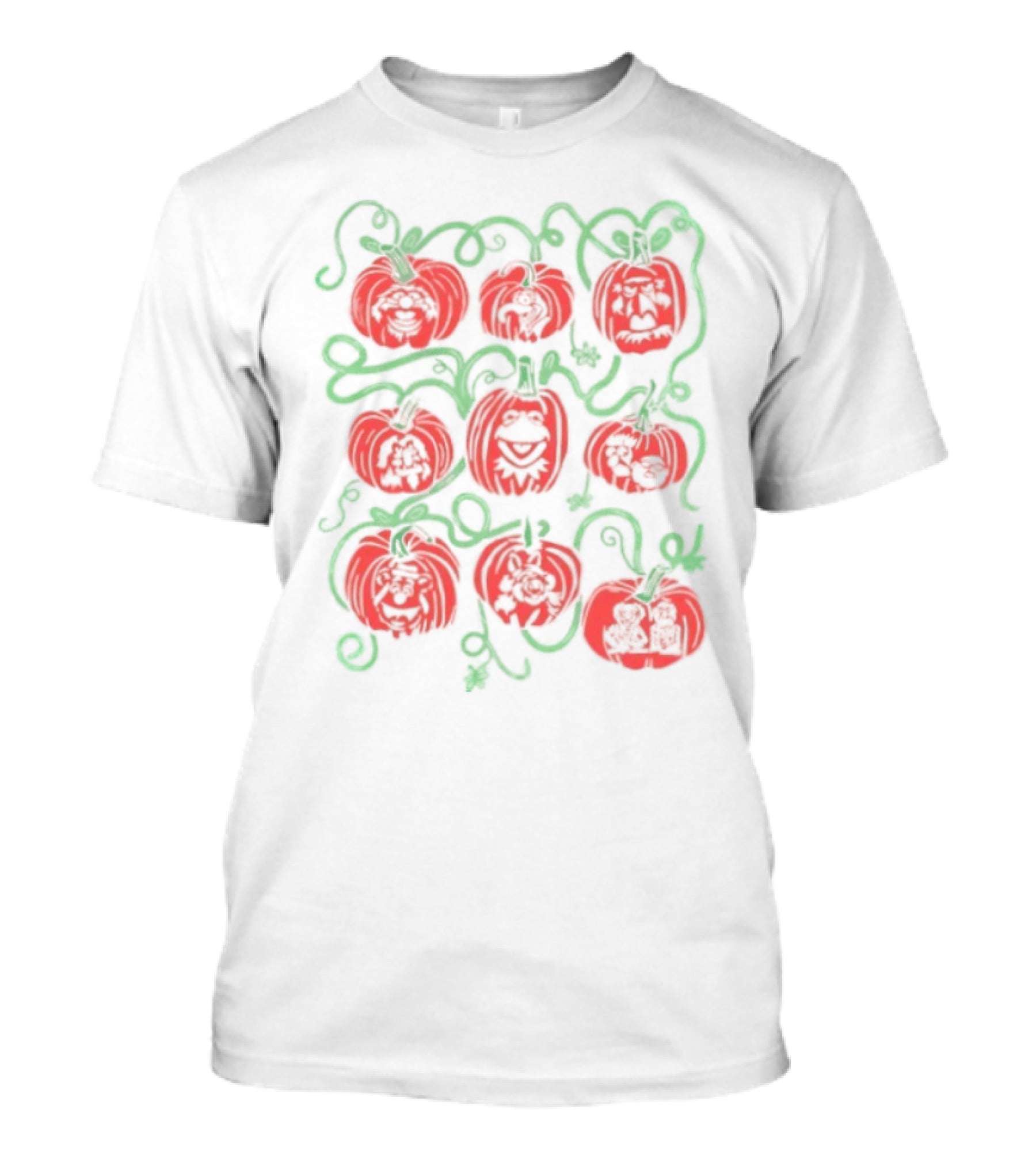 Puppet Pumpkins Muppets Halloween Collage T-Shirt