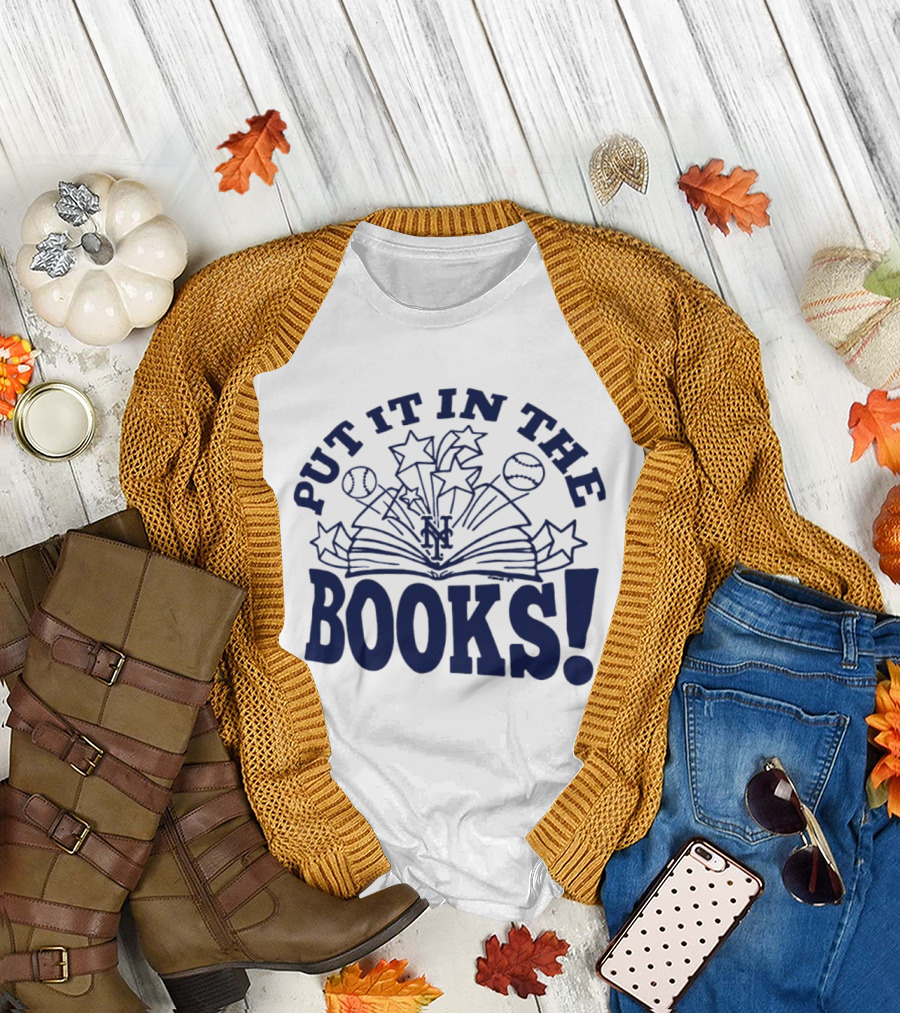 Put It In The Books New York Mets MLB Baseball Stars Celebration T-Shirt