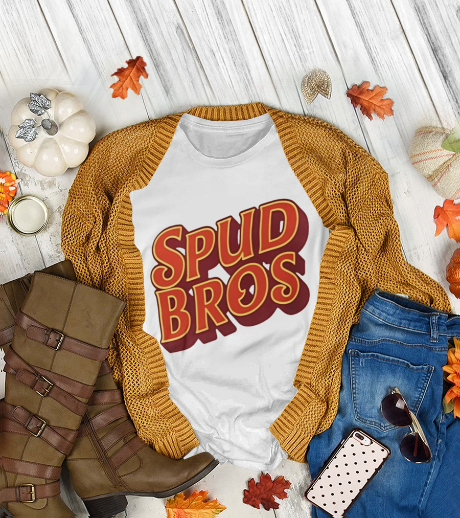Spud Bros Joe Tessitore Playful Retro Font T-Shirt
