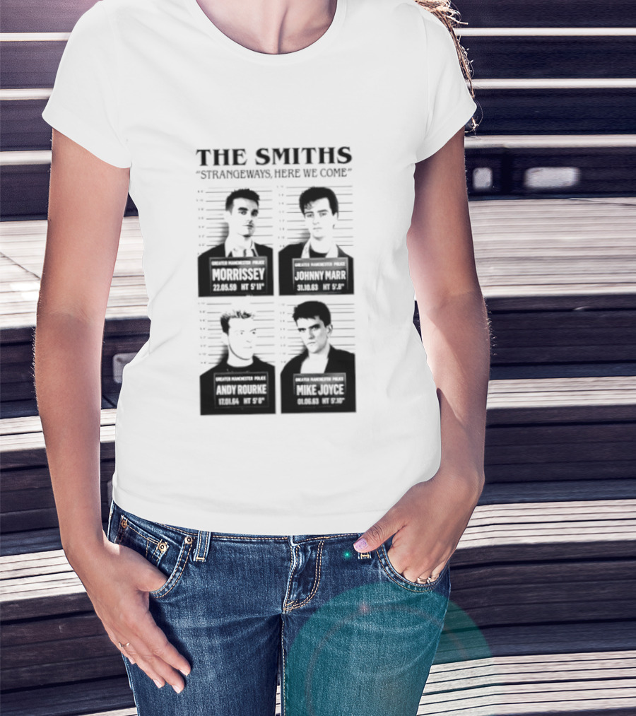 The Smiths Strangeways Here We Come Morrissey Johnny Marr Shots T-Shirt