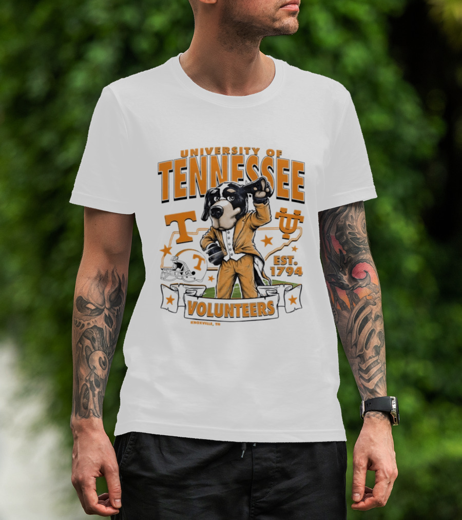 University Of Tennessee Volunteers Mascot Est 1794 Knoxville TN T-Shirt