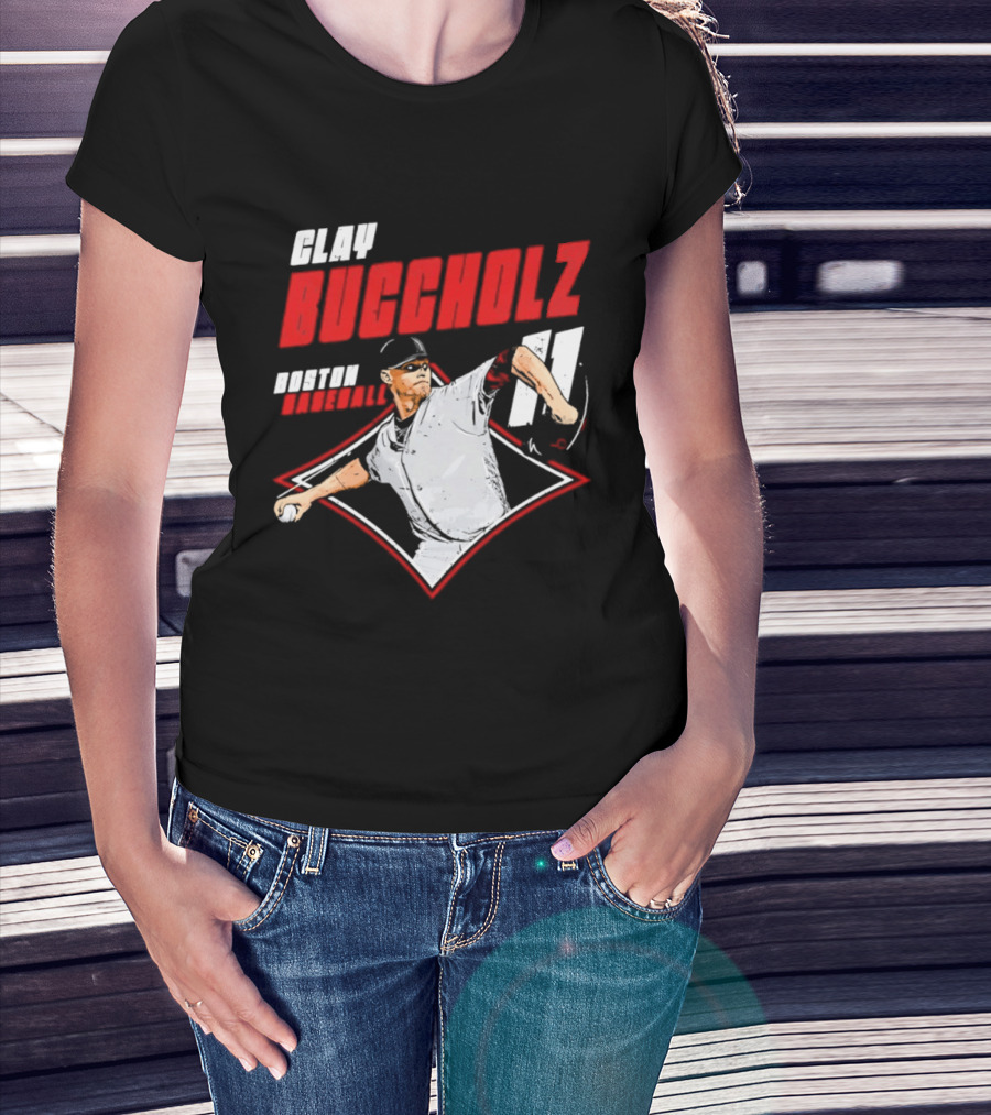 Clay Buccholz 11 Boston Red Sox Pitching Legend T-Shirt