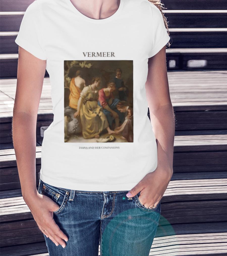 Vermeer Diana And Her Companions 1655 Gogh Company T-Shirt