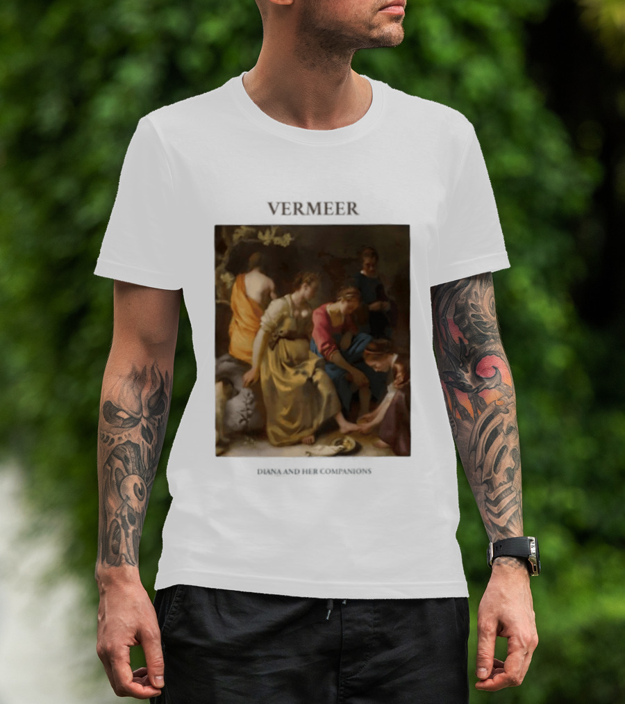 Vermeer Diana And Her Companions 1655 Gogh Company T-Shirt