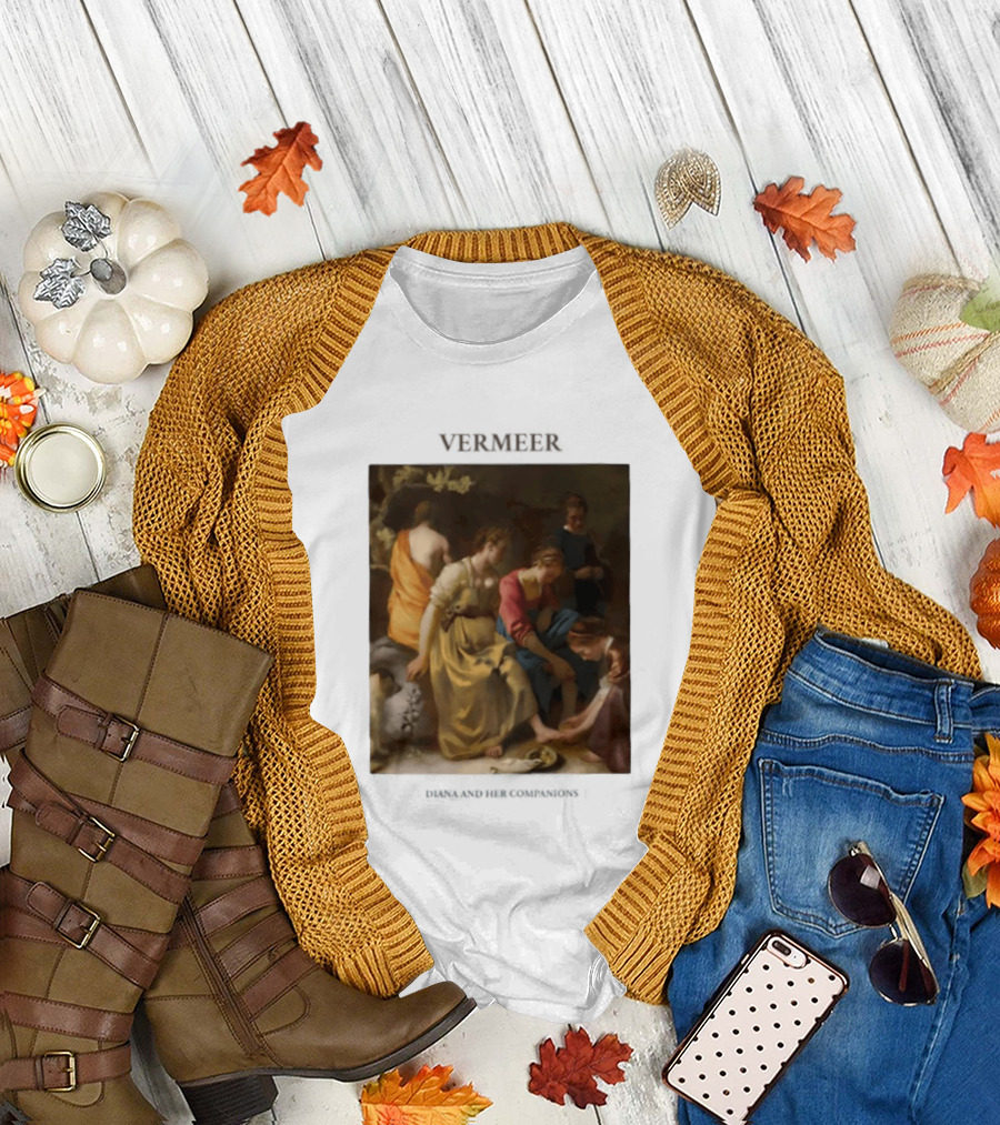 Vermeer Diana And Her Companions 1655 Gogh Company T-Shirt