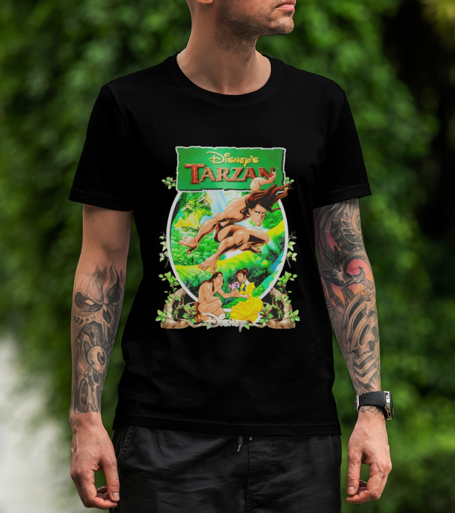 Disney's Tarzan Jungle Adventure Jane Animation Scene T-Shirt