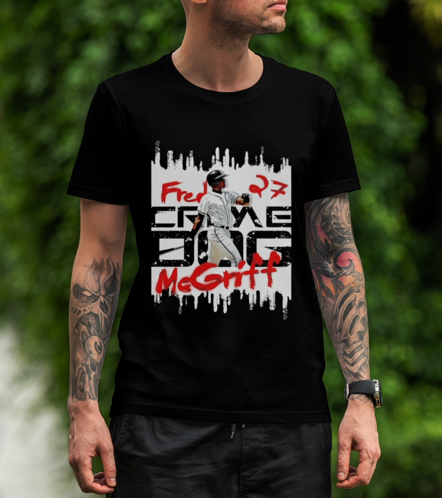 Fred McGriff 27 Atlanta Braves Baseball Player T-Shirt