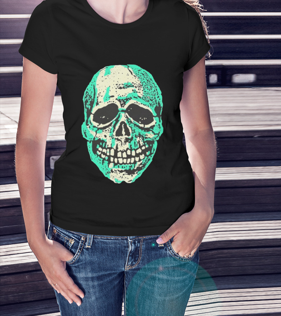 Halloween Trio Skull Spooky Gothic T-Shirt