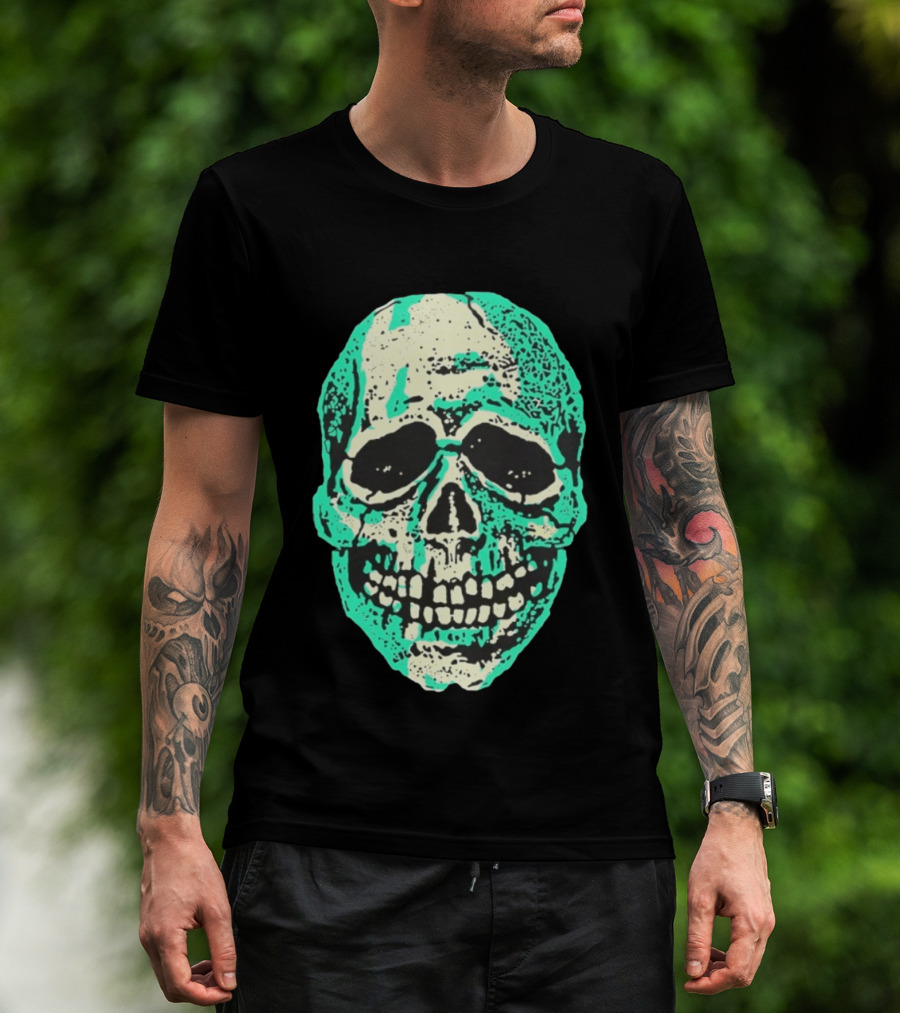 Halloween Trio Skull Spooky Gothic T-Shirt