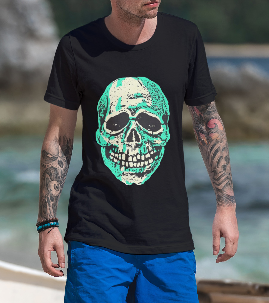 Halloween Trio Skull Spooky Gothic T-Shirt