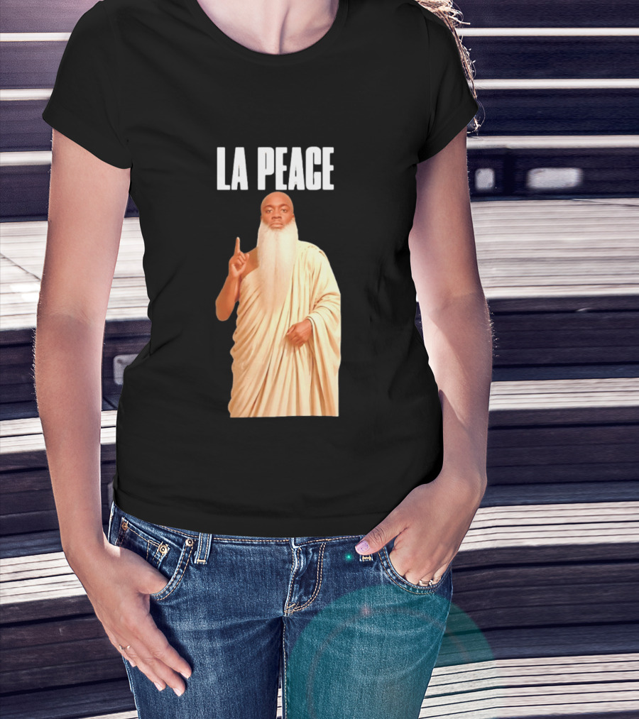 Kai Cenat La Peace Meme Togalike Robe And Beard T-Shirt