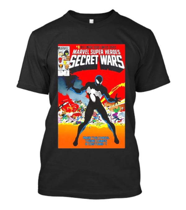 Marvel Super Heroes Secret Wars Number 8 Black Costume Amid The Chaos There Comes A Costume T-Shirt