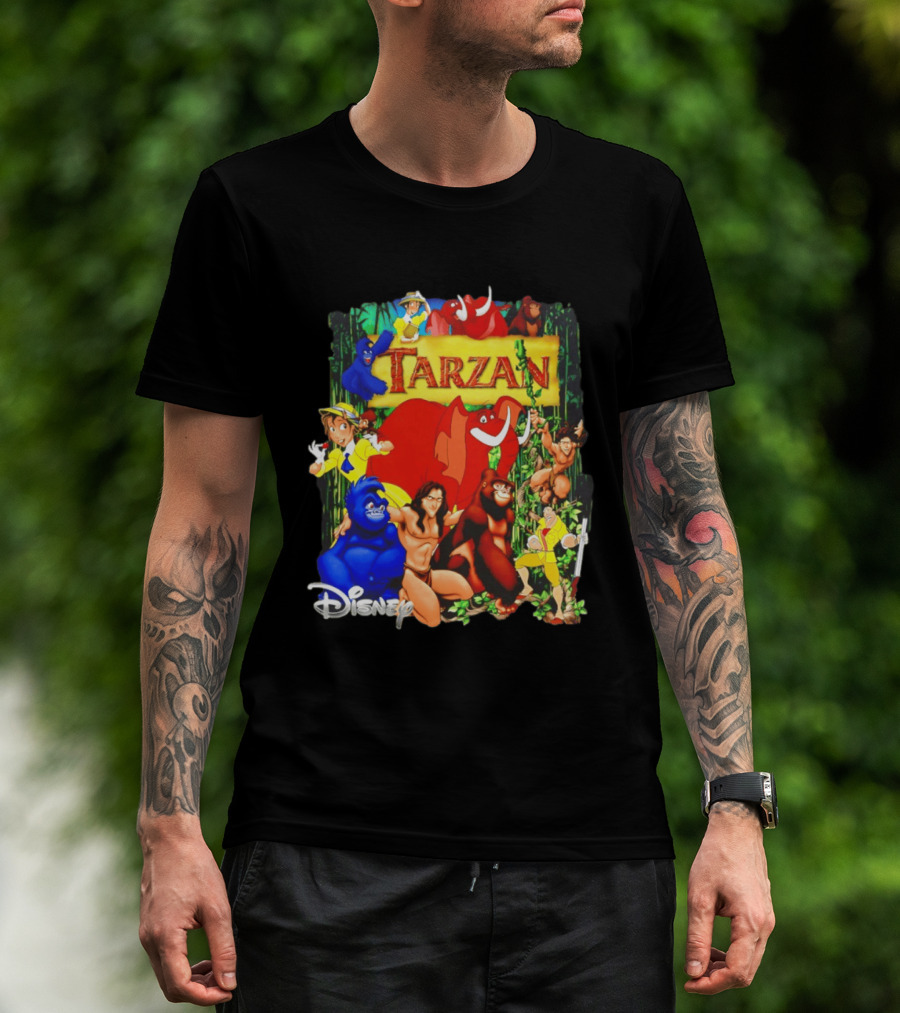 Disney Tarzan Characters Jane Porter Terk Adventure T-Shirt