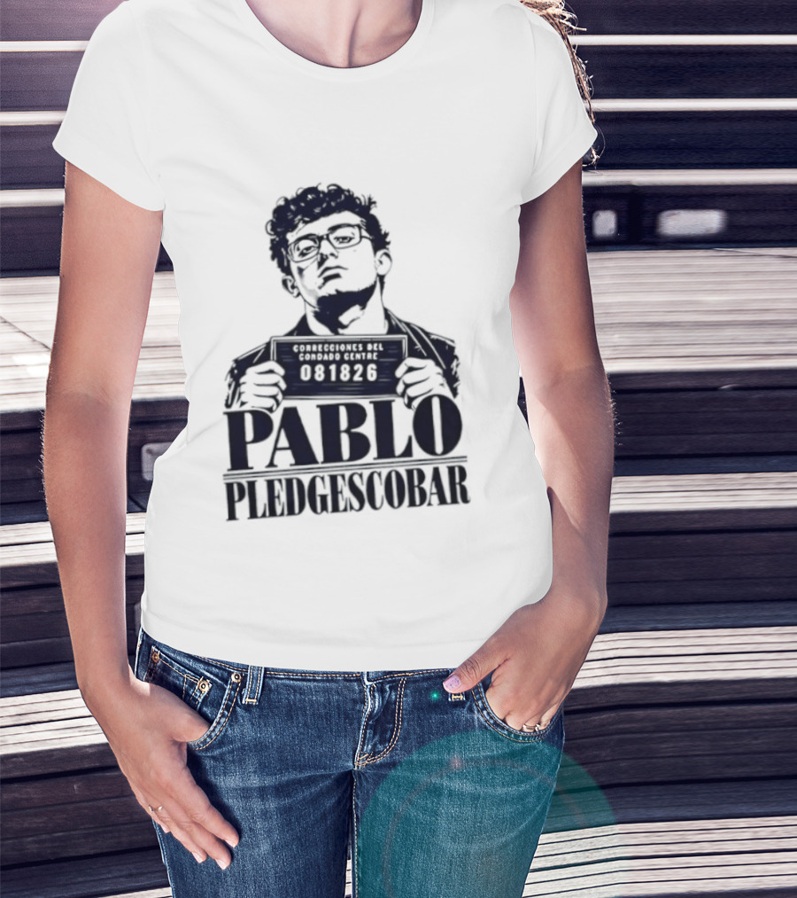 Agostino Abbatiello Pablo Pledgescobar Shot 081326 White Out T-Shirt
