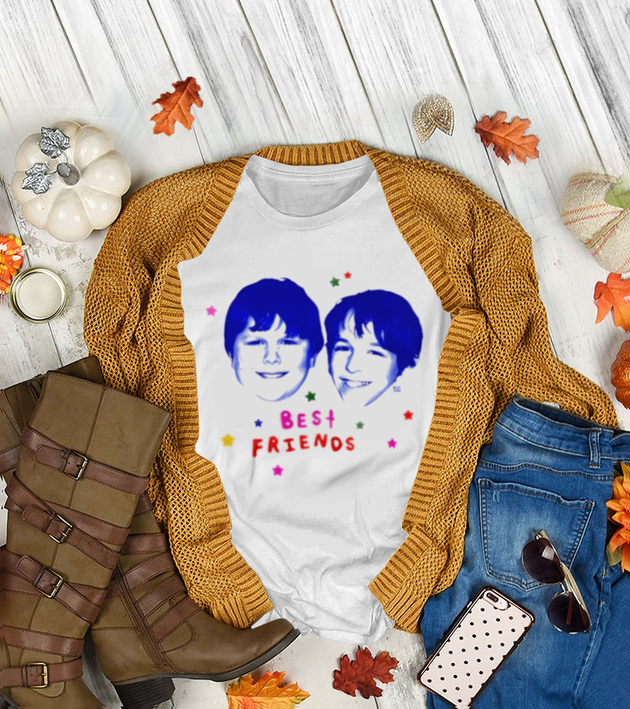 Best Friends Rowley Jefferson Greg Heffley Boatneck T-Shirt