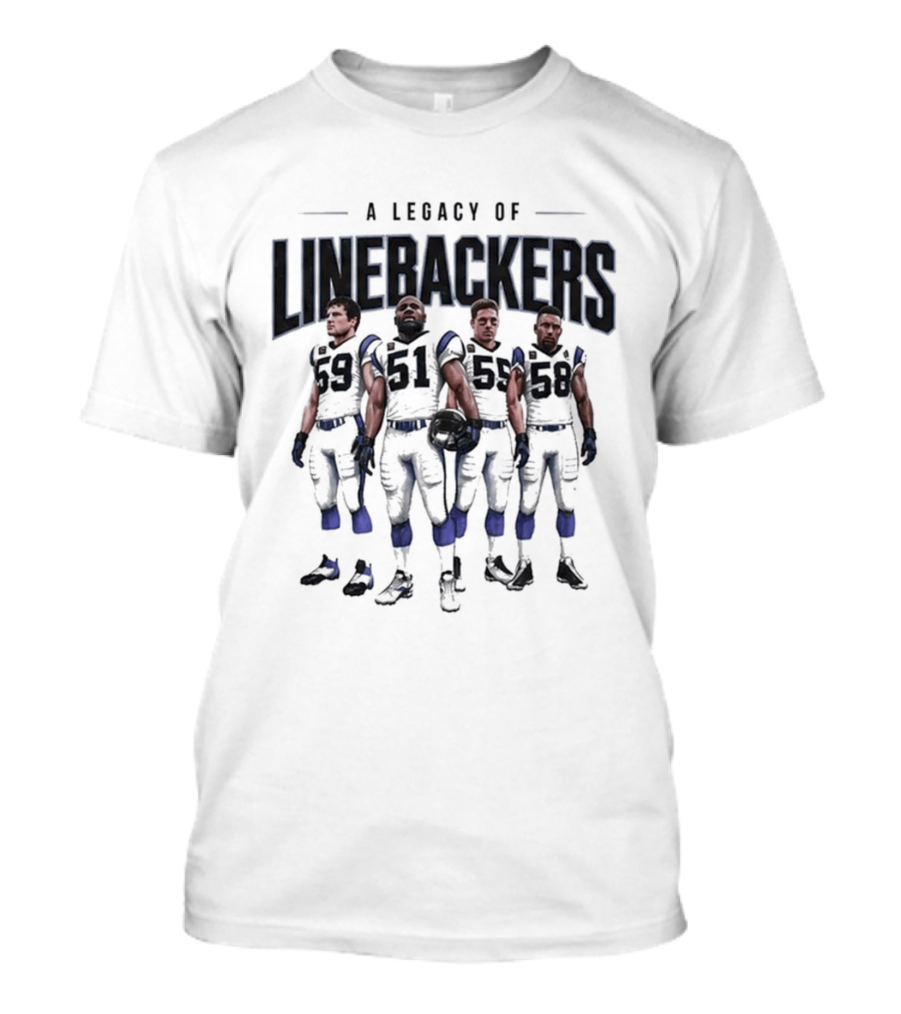 Carolina Panthers A Legacy Of Linebackers T-Shirt