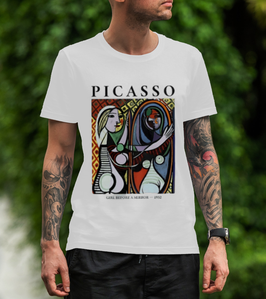 Pablo Picasso Girl Before A Mirror Painting T-Shirt