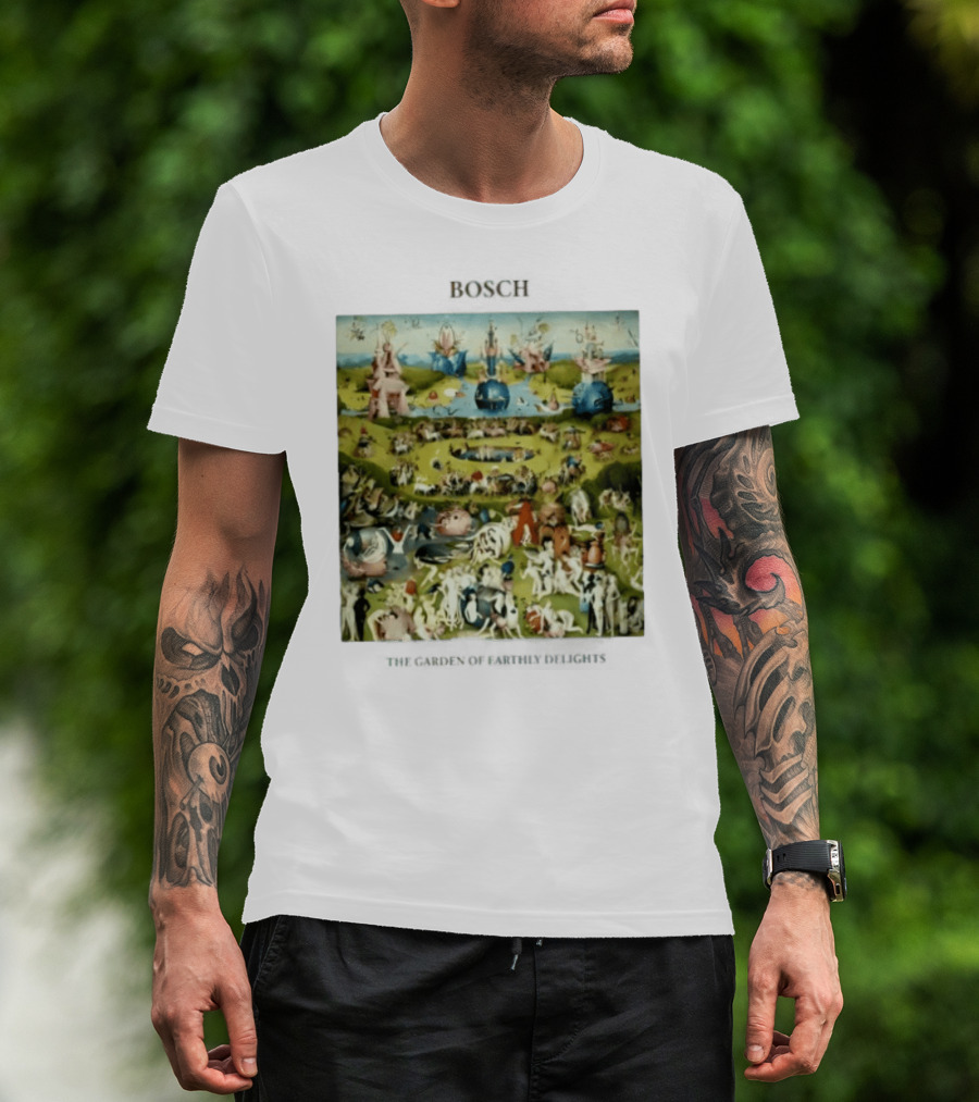 Bosch The Garden Of Earthly Delights Painting T-Shirt