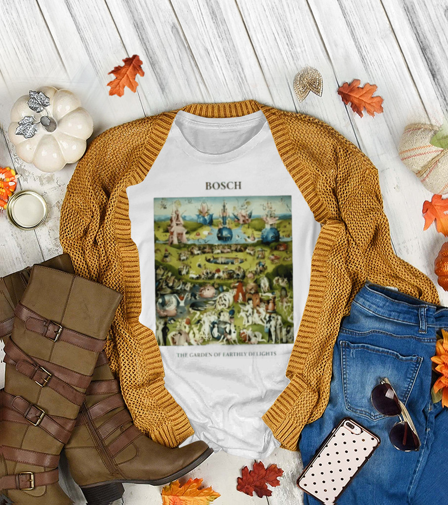 Bosch The Garden Of Earthly Delights Painting T-Shirt