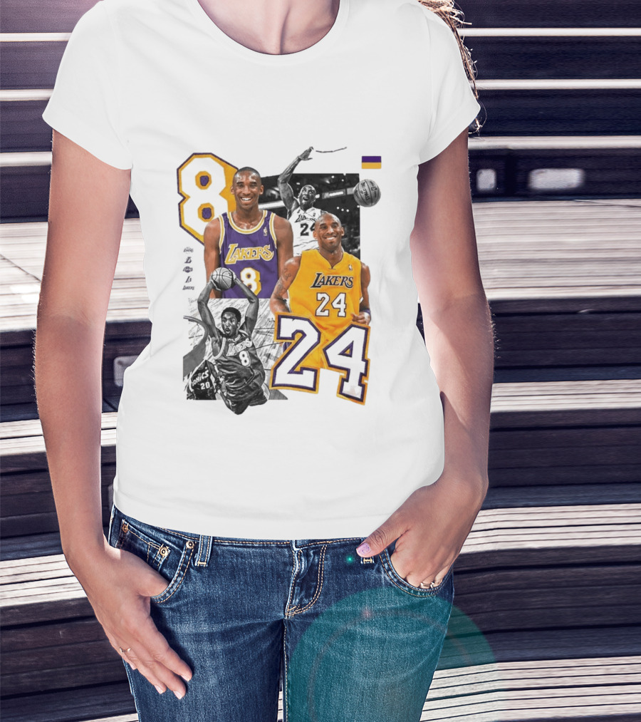 Kobe Bryant Los Angeles Lakers 8 24 Mamba Day T-Shirt