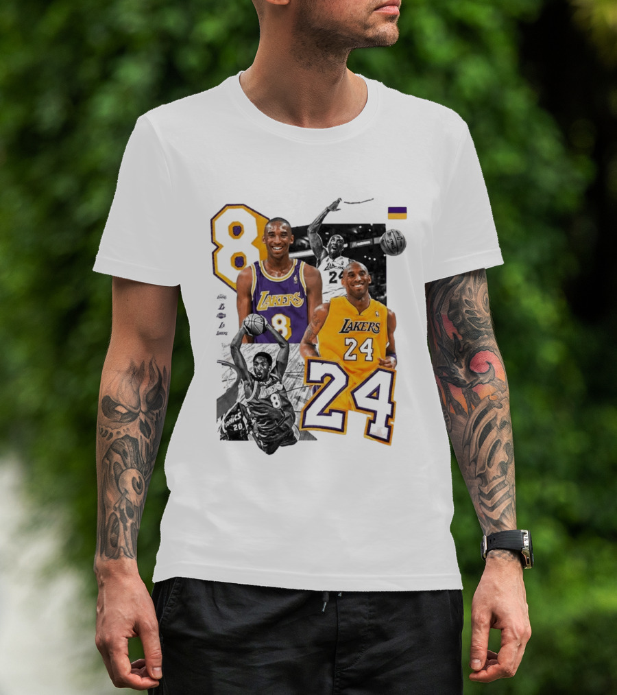 Kobe Bryant Los Angeles Lakers 8 24 Mamba Day T-Shirt