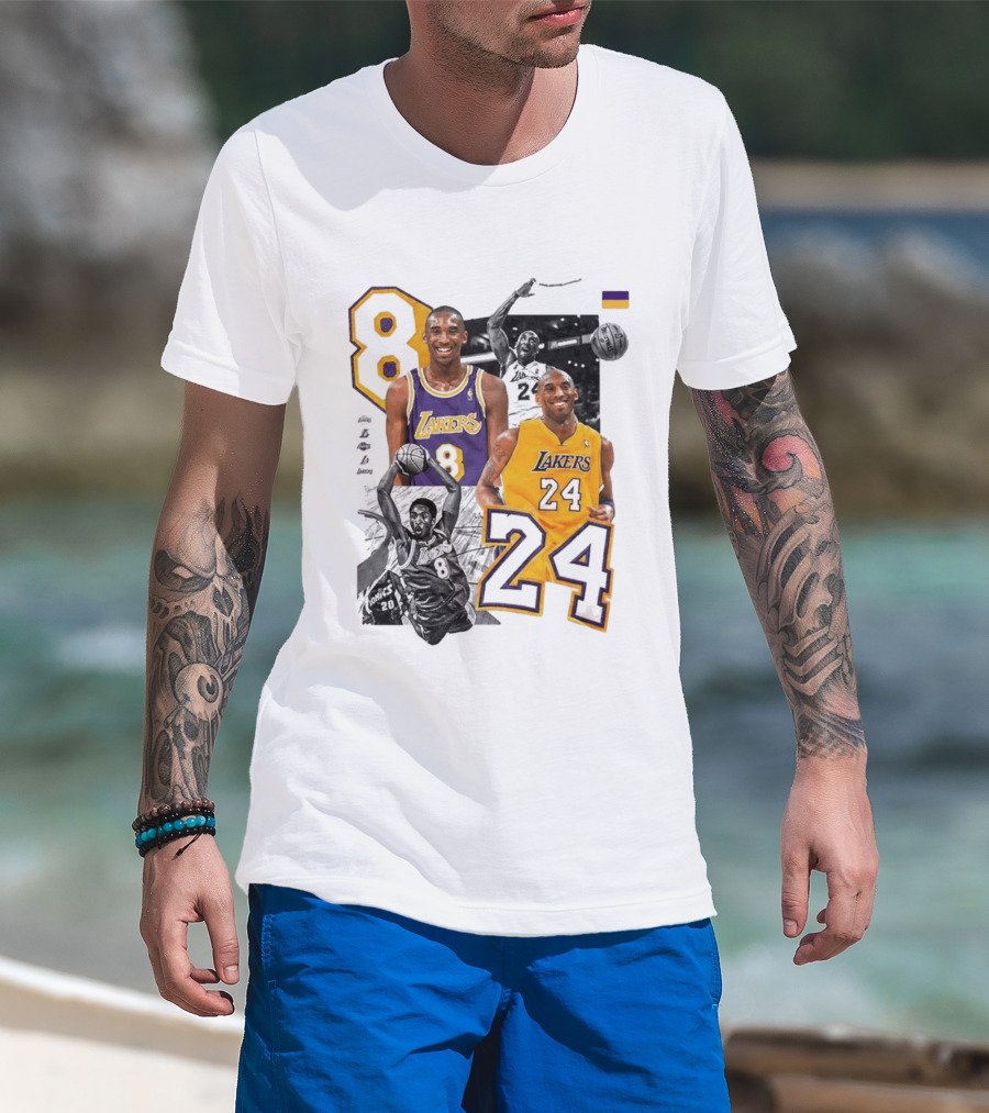 Kobe Bryant Los Angeles Lakers 8 24 Mamba Day T-Shirt