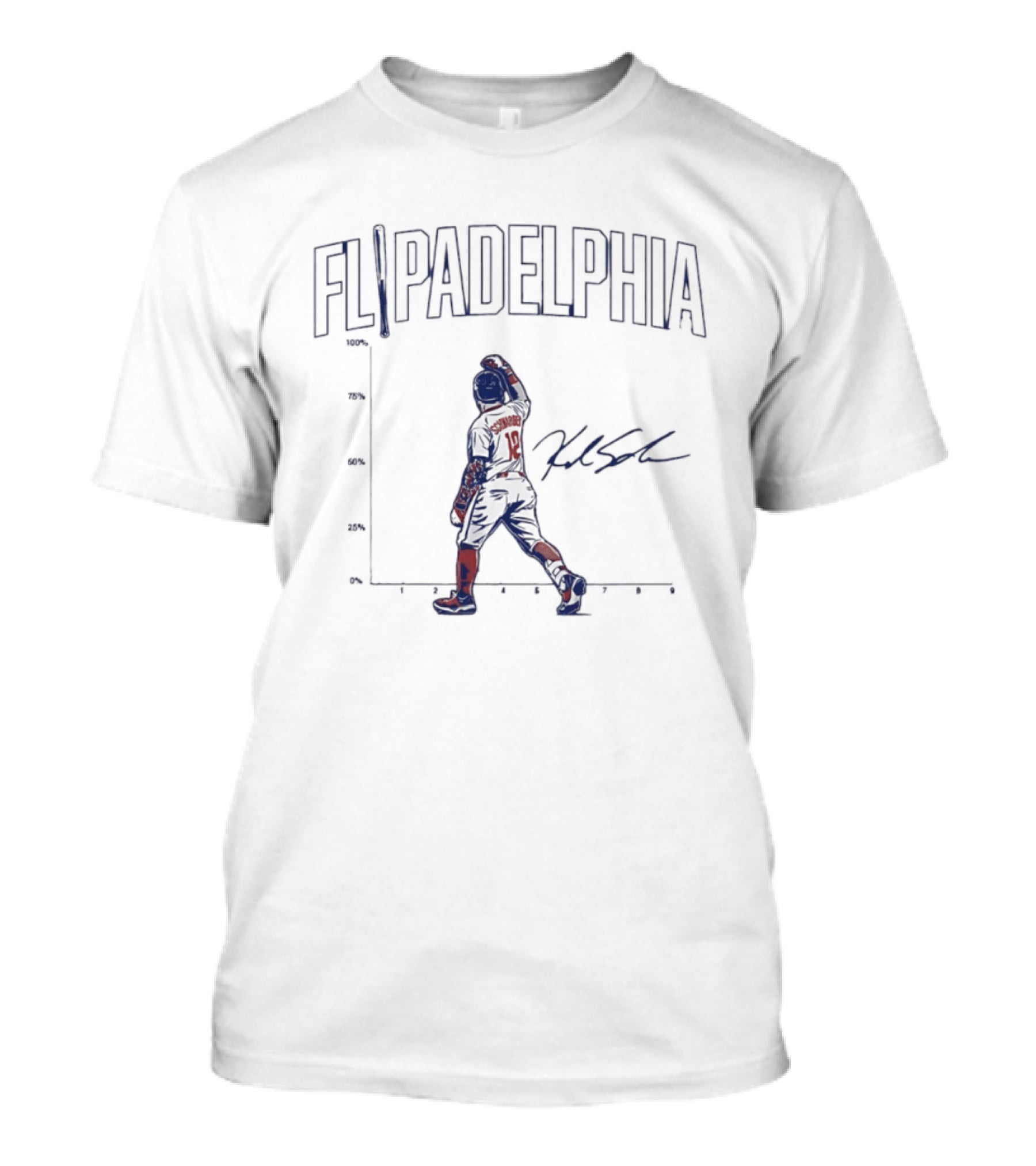 Flipadelphia Kyle Schwarber Walk Off Two Run Home Run 2026 T-Shirt