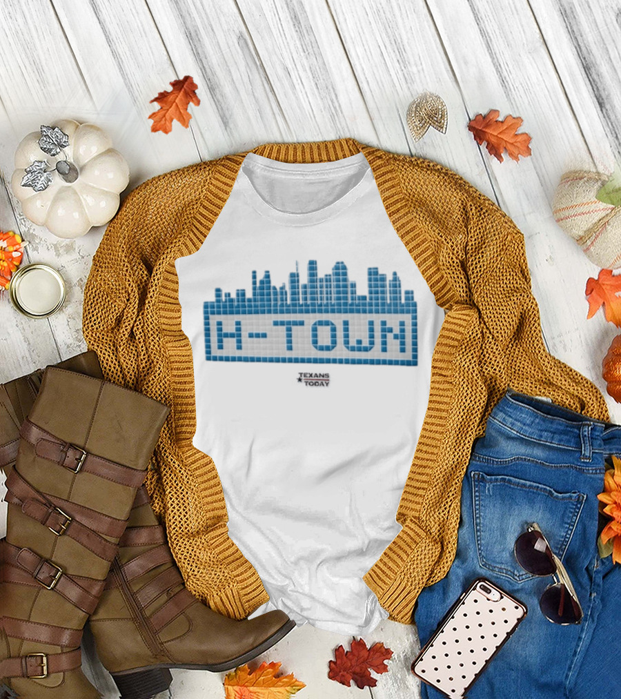 H Town Skyline Texans T-Shirt