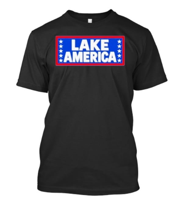 Lake America Patriotic Stars Political T-Shirt