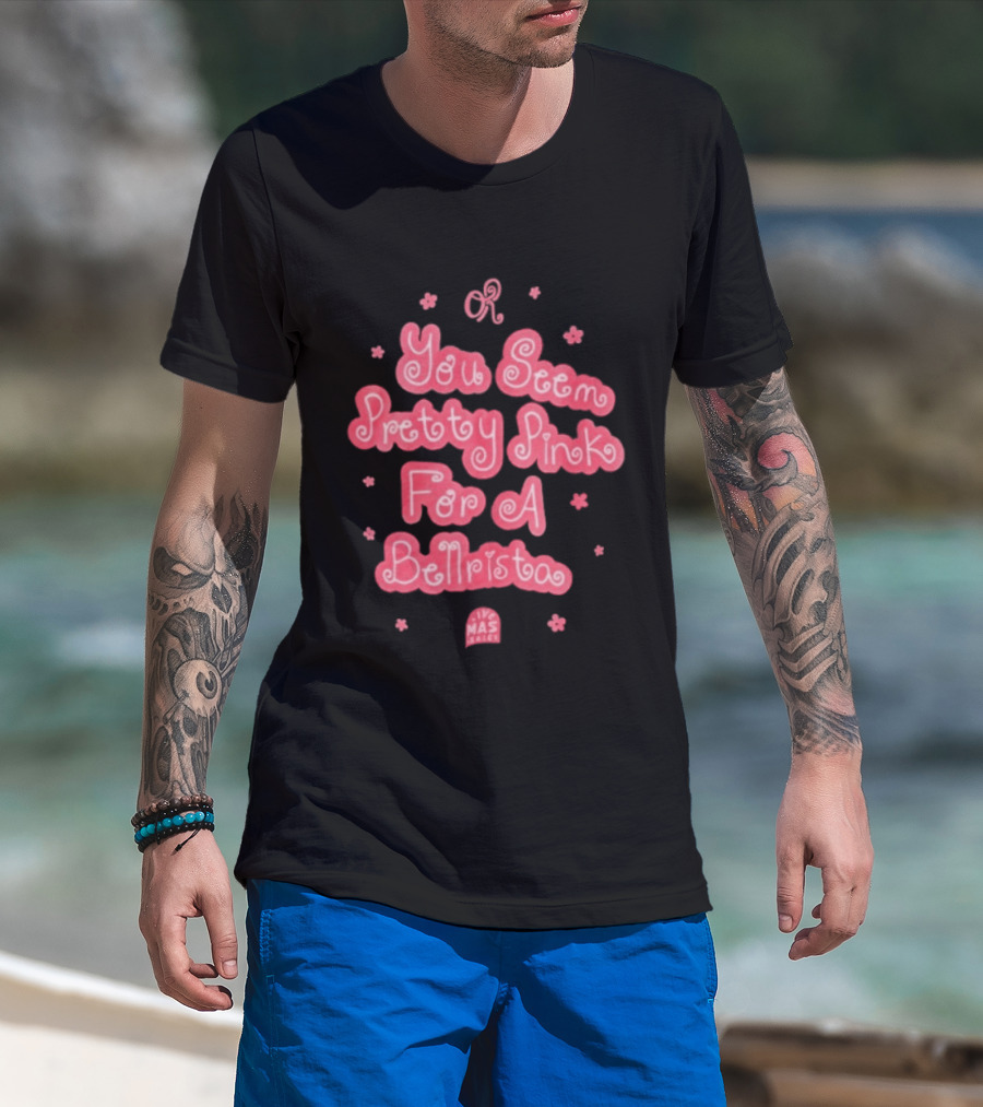 Taco Bell X Olivia Rodrigo You Seem Pretty Pink For A Bellrista Mas Music T-Shirt