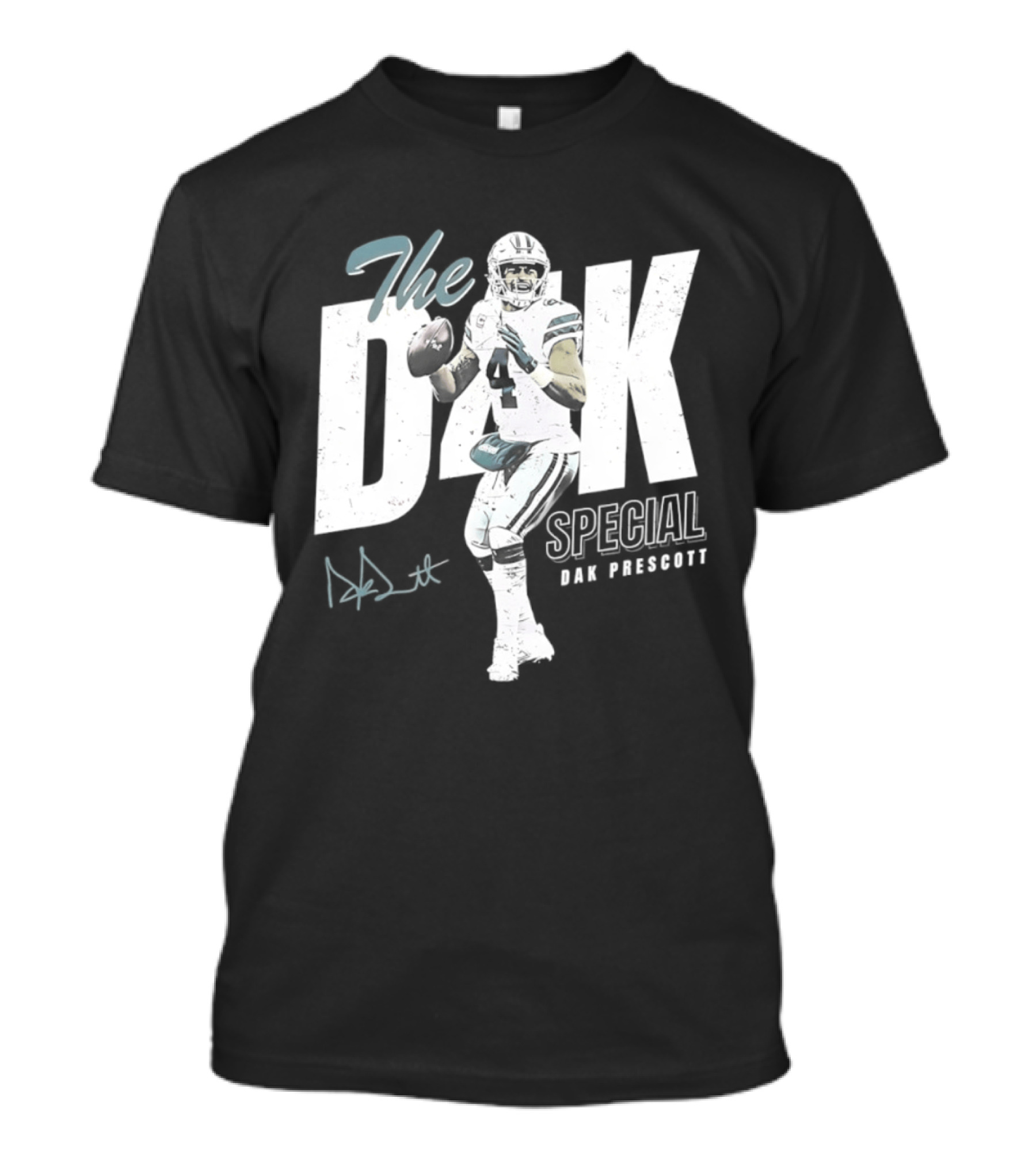 The D4k Special Dak Prescott Dallas Cowboys Football Player T-Shirt