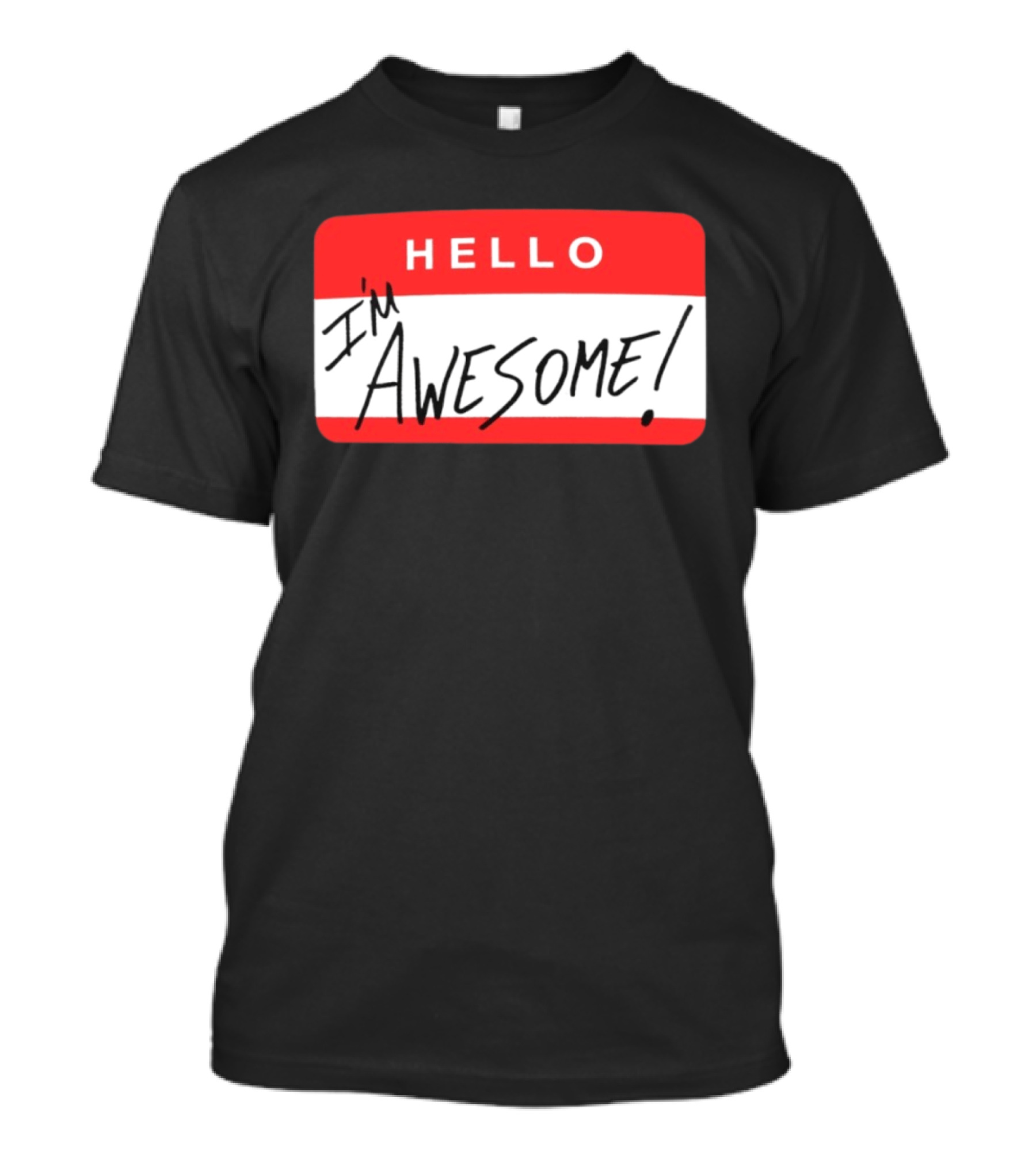 The Miz WWE Hello I'm Awesome Badge Стicker T-Shirt