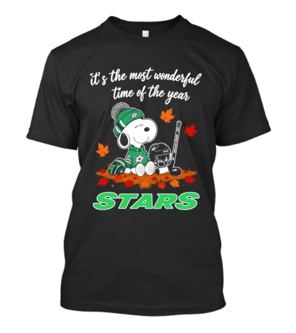 It's The Most Wonderful Time Of The Year Dallas Stars Snoopy Halloween 2026 T-Shirt