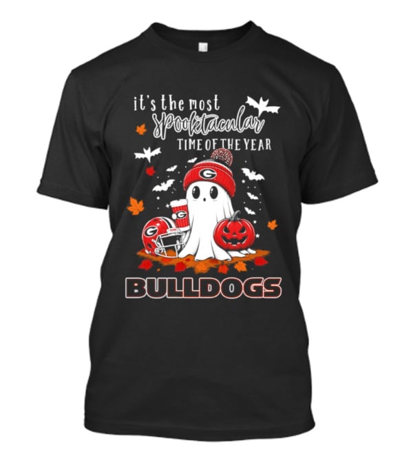 Georgia Bulldogs Halloween Ghost Wonderful Time Football Fan 2026 T-Shirt