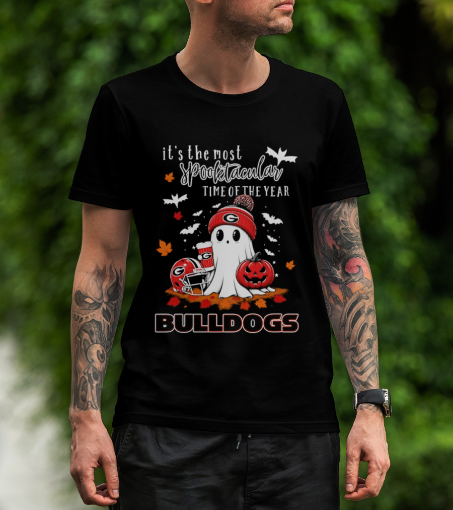 Georgia Bulldogs Halloween Ghost Wonderful Time Football Fan 2026 T-Shirt